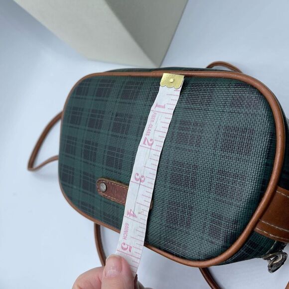 Vintage Plaid Paris Sport Club crossbody bag. - Picture 6 of 12
